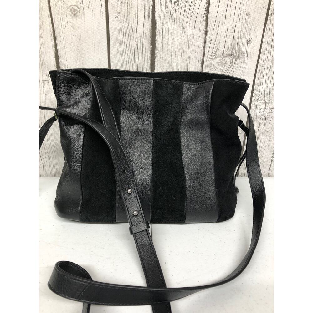 Vince Camuto Black Leather Crossbody Bag